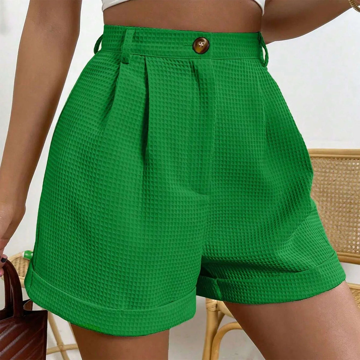 Women's Tailored Shorts — High Waist