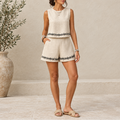 Women's Floral Tank & Shorts Set — Two-Piece