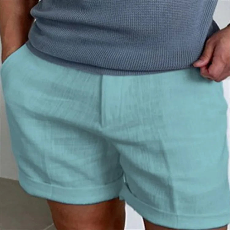 Men's Linen Drawstring Shorts