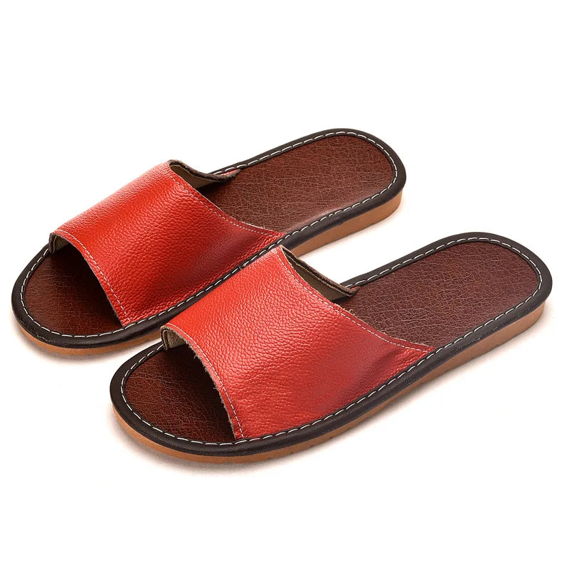 Leather T-Strap Sandals — Unisex