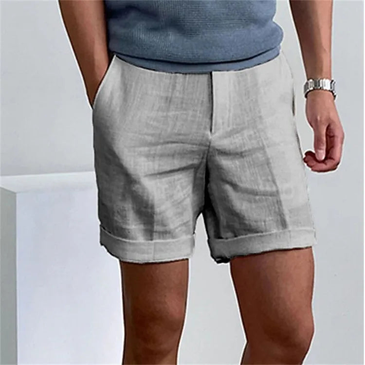 Men's Linen Drawstring Shorts