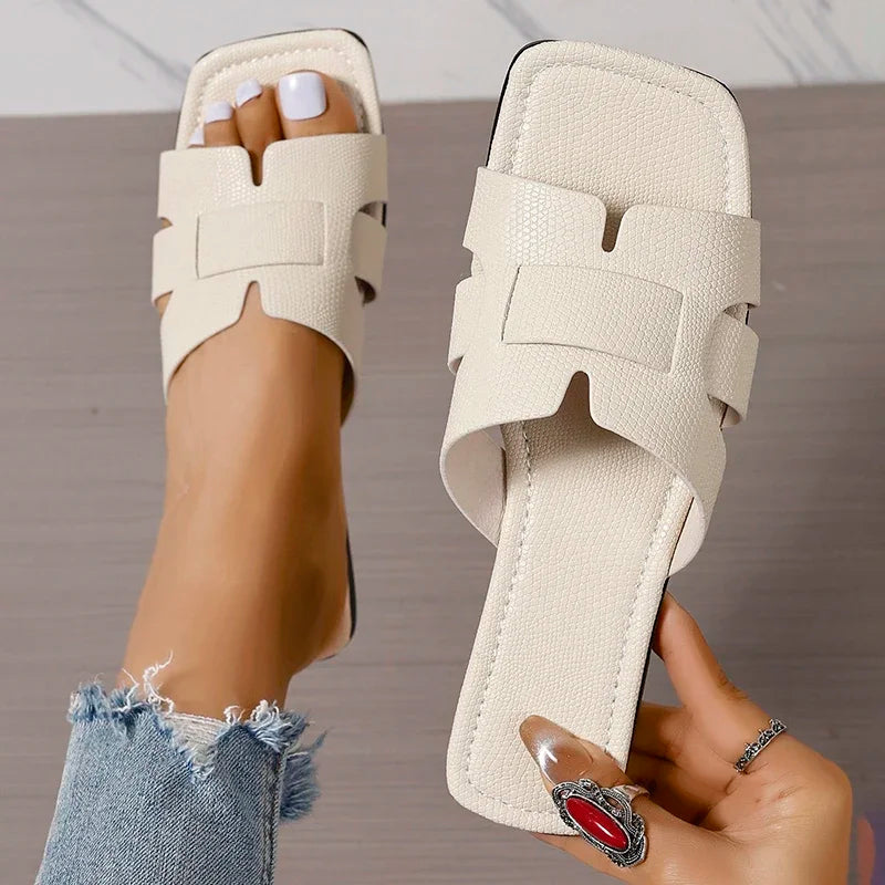 Women's Flat Back Strap Sandals — Summer Open Toe