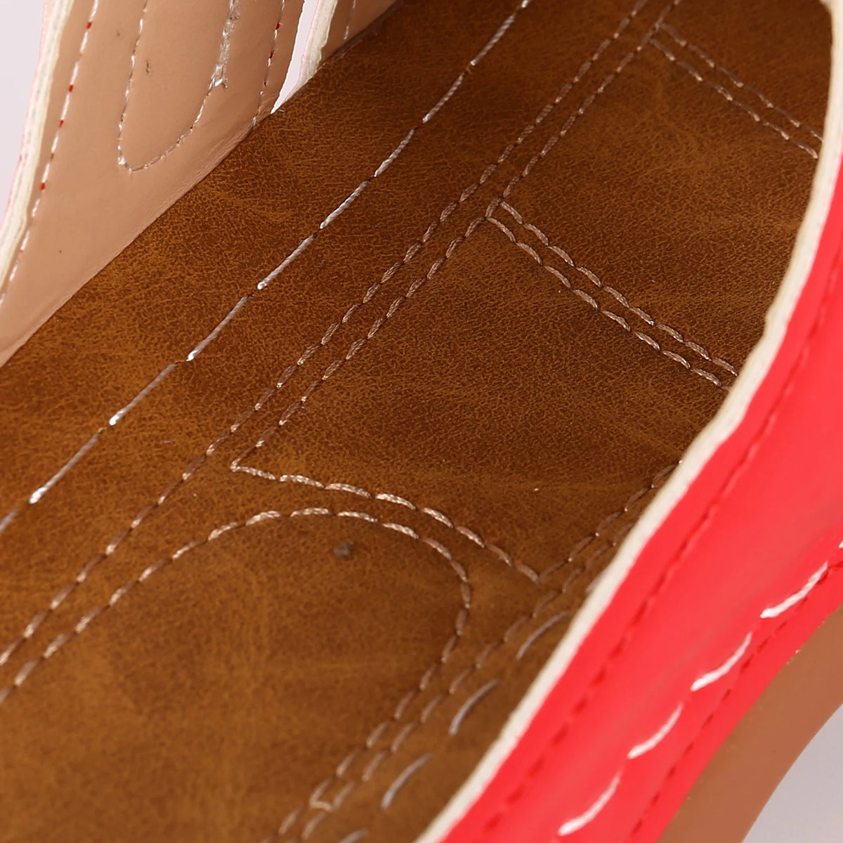 Women's Comfort Wedge Sandals — Toe Post Cross Strap