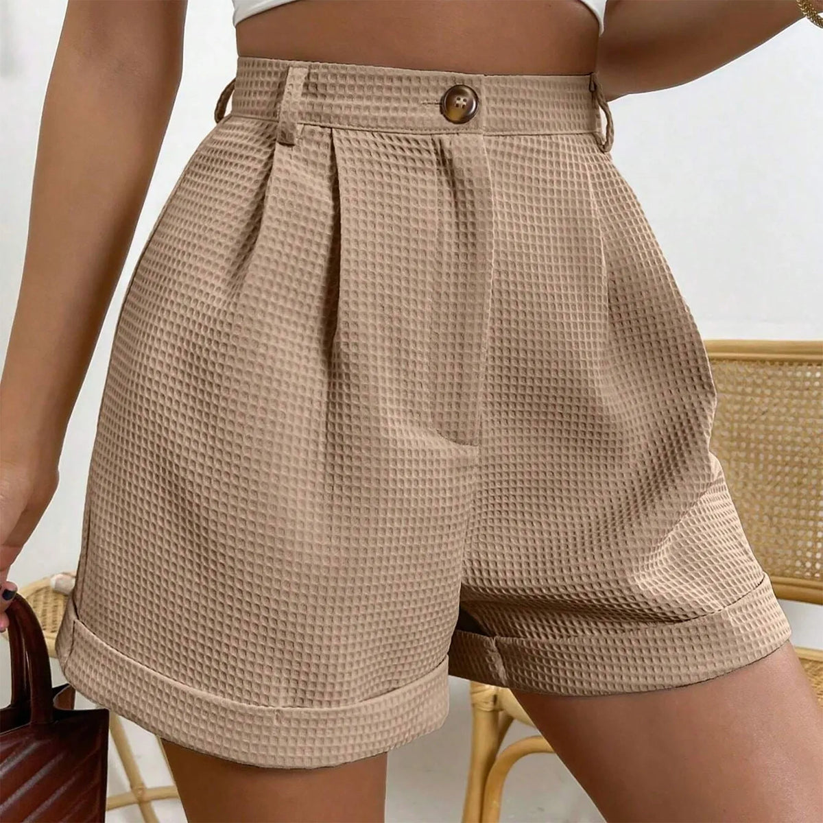 Women's Tailored Shorts — High Waist