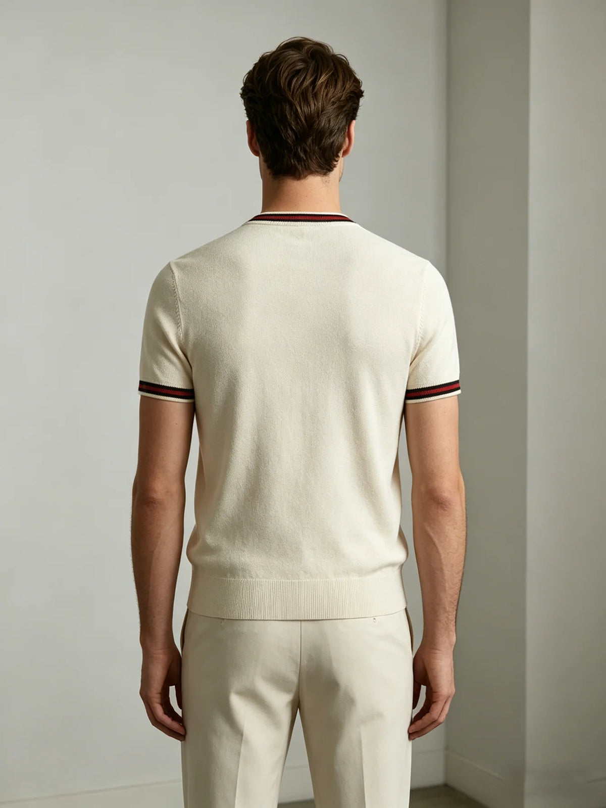 Men's Classic Short Sleeve Knitted Shirt