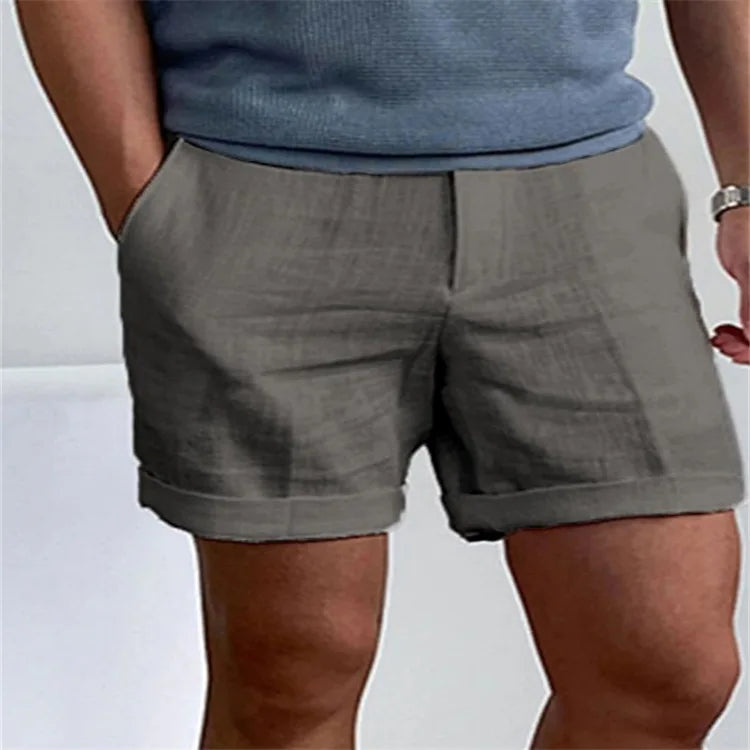 Men's Linen Drawstring Shorts